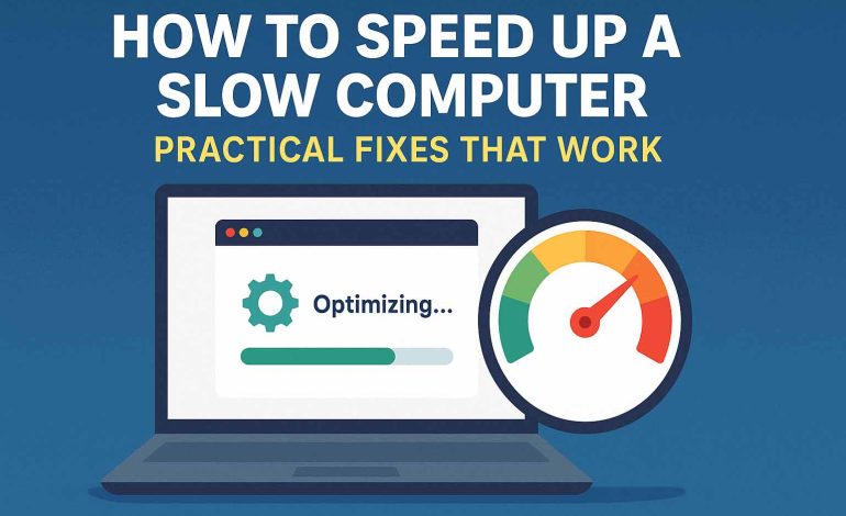 How to Speed Up a Slow Computer: Practical Fixes That Work