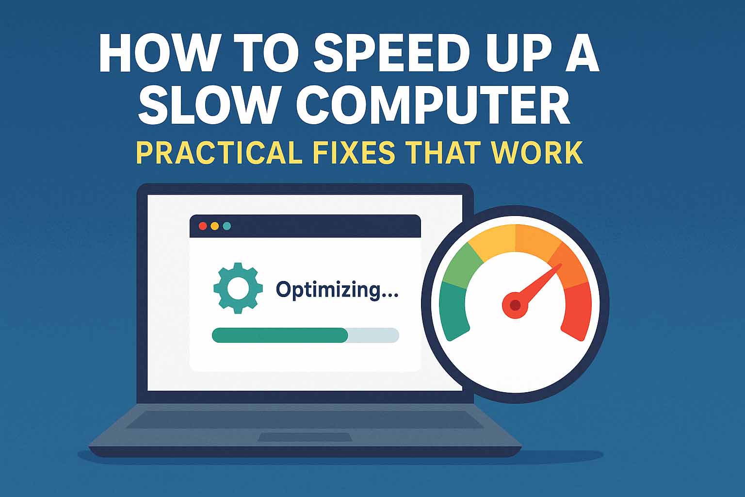 How to Speed Up a Slow Computer: Practical Fixes That Work